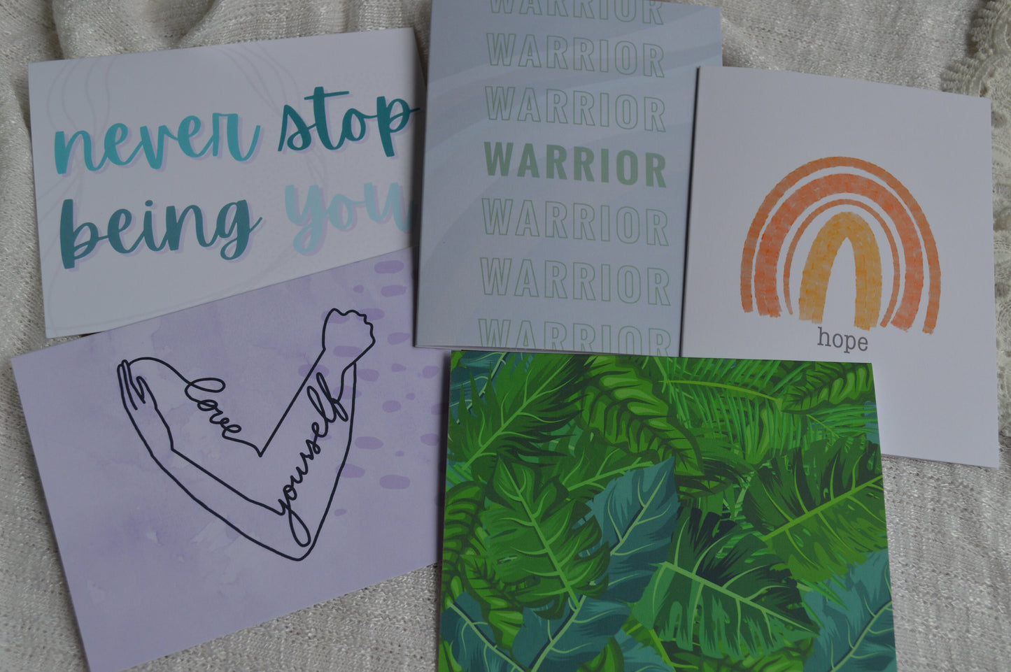 Positive Greeting Card Pack, Inspirational Greeting Cards