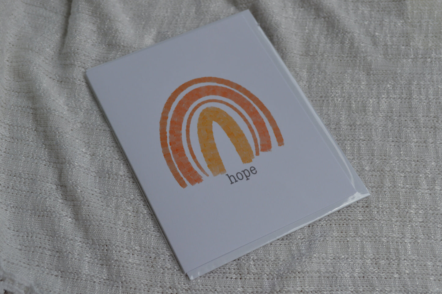 Rainbow of Hope Greeting Card, Hope Greeting Card, Rainbow Greeting Card