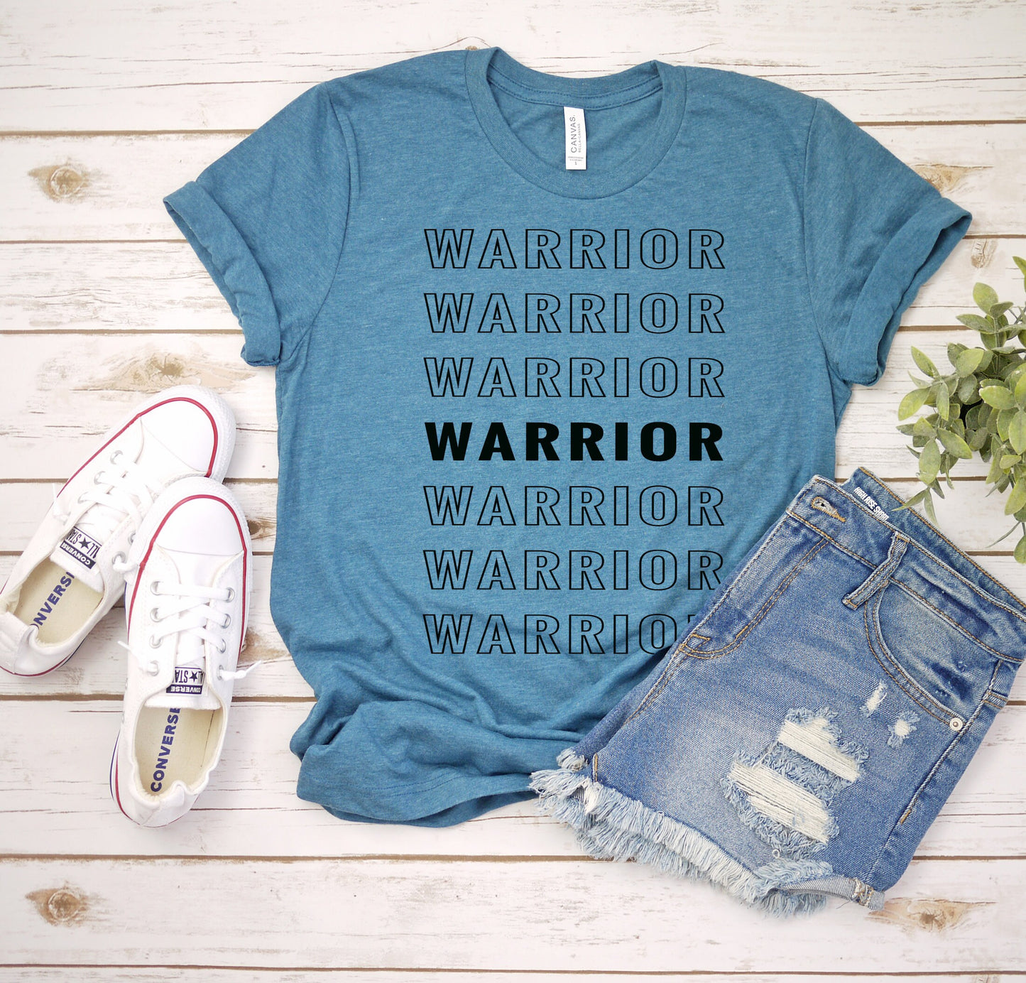 Warrior T-Shirt, Strength T-shirt, Inspirational Shirt, Mental Health T-shirt, Custom T-shirt