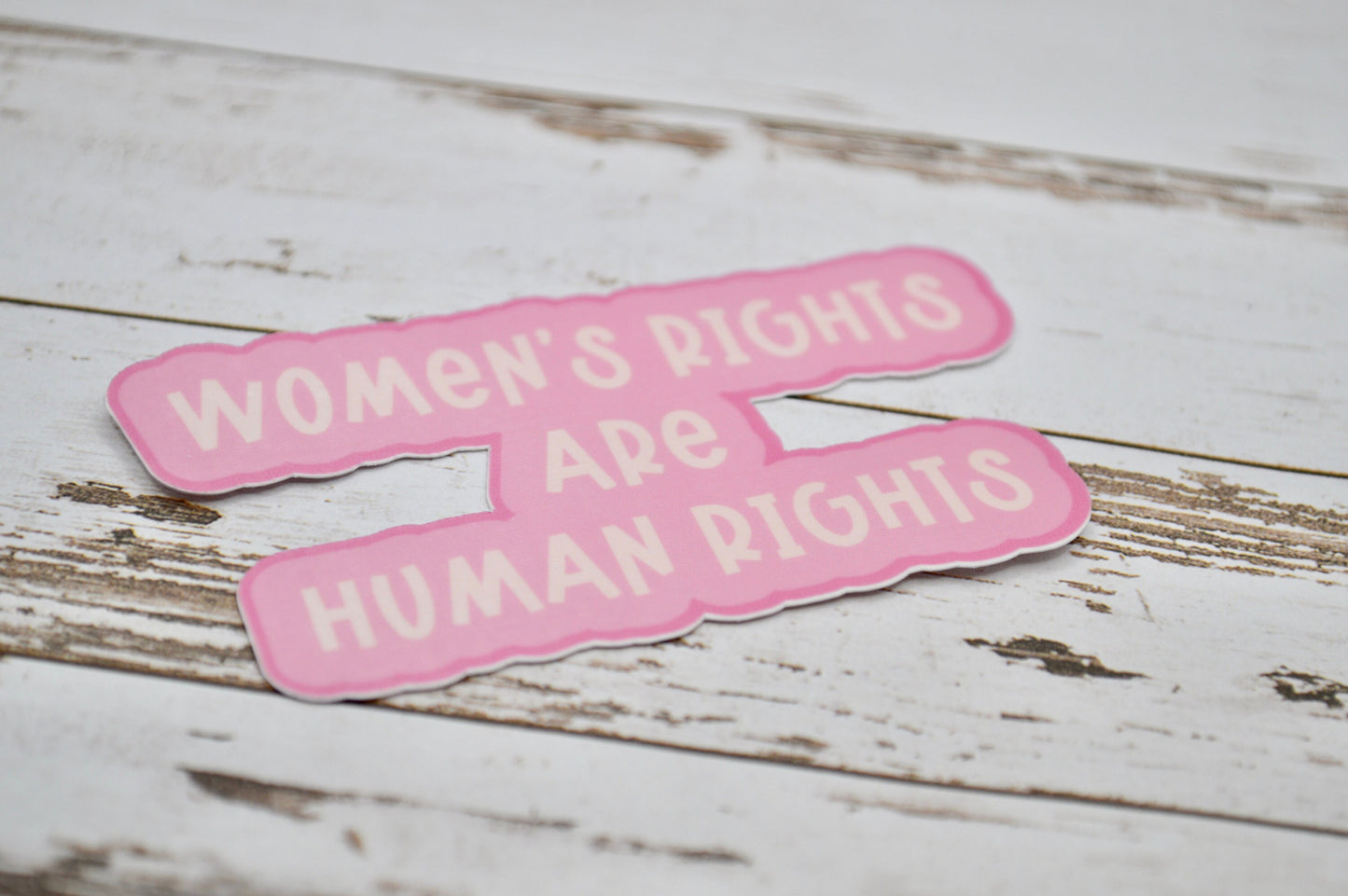 Women's Rights are Human Rights Sticker, Women's Rights Sticker, Pro Abortion, Pro Choice, Pro Rights