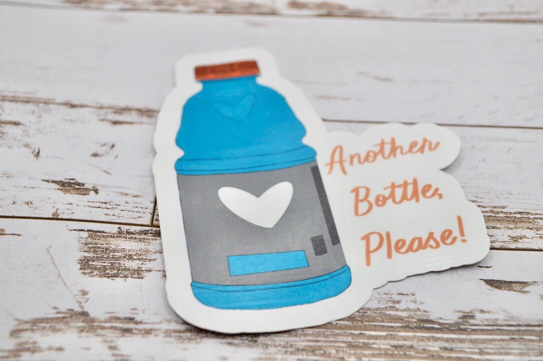 Postural Orthostatic Tachycardia Syndrome Sticker, POTS Sticker, Funny POTS Sticker, Chronic Illness Sticker, Another Bottle Please Sticker